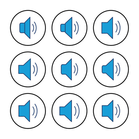 Speaker icon vector. volume icon vector. loudspeaker icon vector. sound symbolのイラスト素材