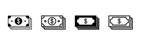 Money icon set. Money vector icon.のイラスト素材