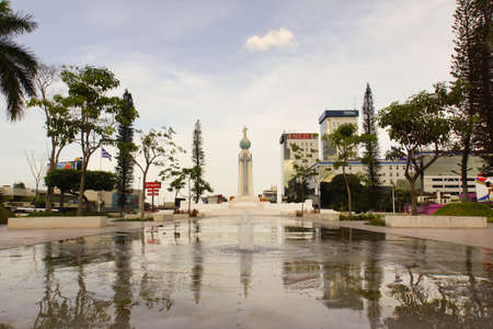 El Salvador del Mundo, San Salvador, El Salvadorのeditorial素材