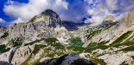 View in Triglav national park Sloveniaの写真素材