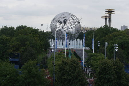 Flushing Meadows Park - NEW YORKのeditorial素材