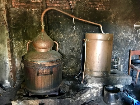 A still ready to start the eau-de-vie crafting process.の写真素材