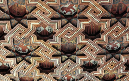 mudejar ornament in the Monastery of San Juan de los Reyes (Toledo, Spain)のeditorial素材