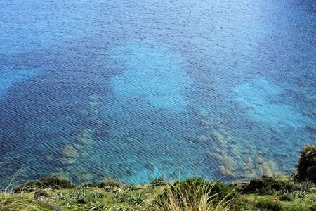 blue watr of the gulf Cala Boquer, Majorca, Spain