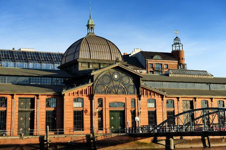 Fischmarkt building Fish Market at Hamburg, Germany