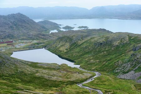 landscape of Mageroya Island, Finnmark, Norway