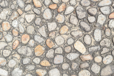 Stone wall, textured background. Copy space.の写真素材