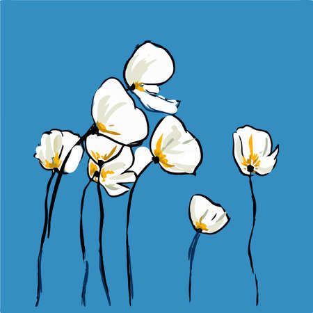 Coniferous forest silhouette. Forest background in aerial perspective. The design element of the park, forest, landscape. Flat vector illustration isolated on white background.のイラスト素材