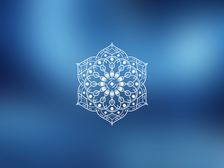 Abstract Web Mandala Symbol Yoga Backdrop Background Wallpaperの写真素材