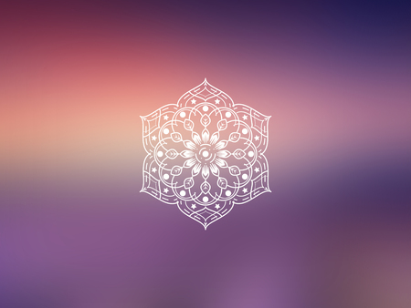 Abstract Web Mandala Symbol Yoga Backdrop Background Wallpaperの写真素材