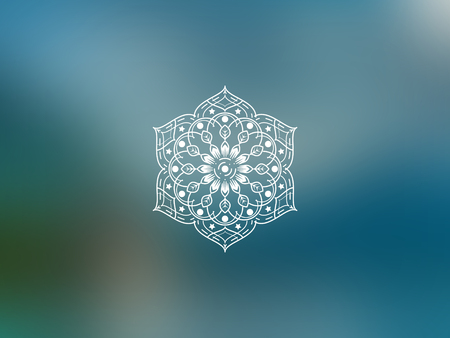 Abstract Web Mandala Symbol Yoga Backdrop Background Wallpaperの写真素材