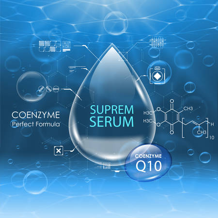 Beauty treatment nutrition skin care design.のイラスト素材