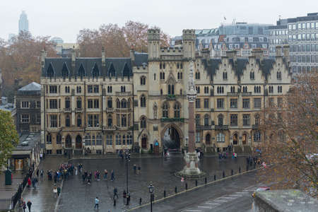 LONDON, UNITED KINGDOM - NOVEMBER 24, 2018: The Westminster Scholars War Memorial or Crimea and...