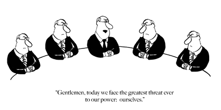 Power elite of white men meet to save themselvesの写真素材