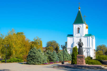 Russia, Proletarsk, October 13, 2018 The Church of the Martyrs Florus and Laurus in the city Proletarskのeditorial素材