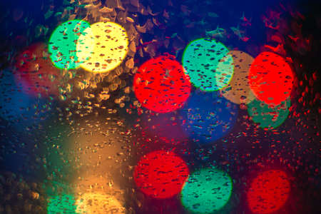 Large bokeh, blurred background and bokehの写真素材