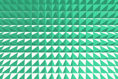 Abstract white-green background consisting of triangles