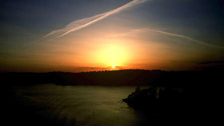 Swedish sunsetの写真素材