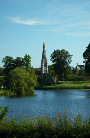 copenhagen churchの写真素材