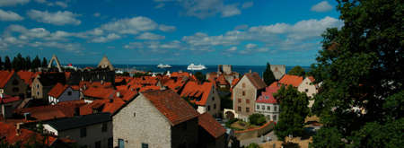 Visby old town,Gotlandの写真素材