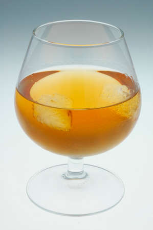 Brandy on the rocks