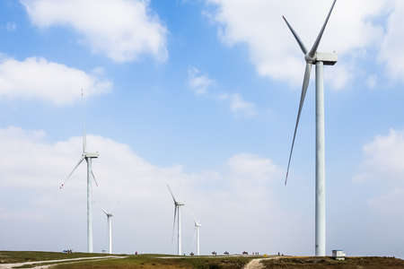 Wind power generation at highland