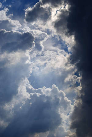 dramatic overlay of clouds - storm is coming