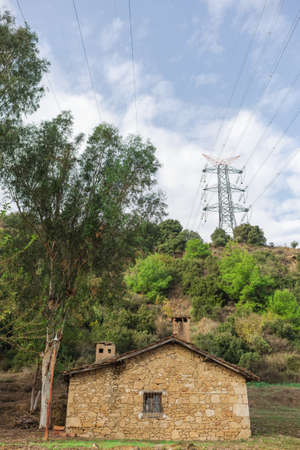 Unusual Turkey country concept by eyes of traveler. Old abandoned house. Vertical color photography.の写真素材