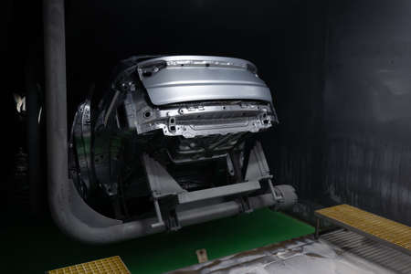 Car manufacturing plant, corrosion protection of the body