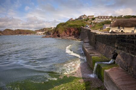 View from the slipway at Hope Cove, Devon, England 