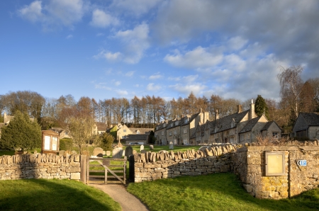 The pretty Cotswold village of Snowshill, Gloucestershire, England 