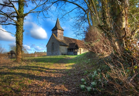The Parish Church of St Mary, Oldberrow, Warwickshire, England.の写真素材