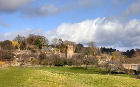 The pretty North Cotswold village of Bourton-on-the-Hill near Moreton-in-Marsh, Gloucestershire, England の写真素材