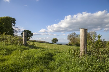 Rural Cotswolds, Gloucestershire, Englandの写真素材