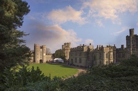 Warwick Castle, Warwickshire, Englandのeditorial素材