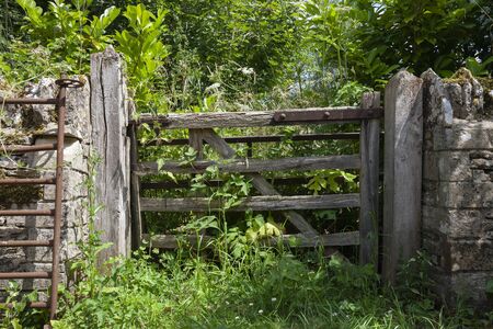 Old gate, Cotswolds, England