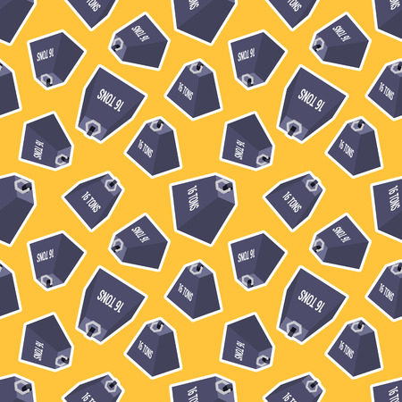 Weight seamless pattern. The layout is fully editableのイラスト素材