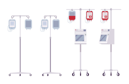 Medical dropper setのイラスト素材