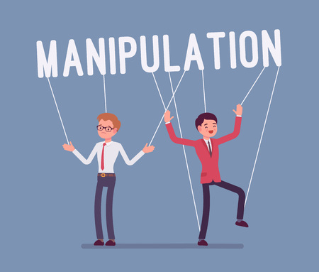 String manipulation puppet people.のイラスト素材