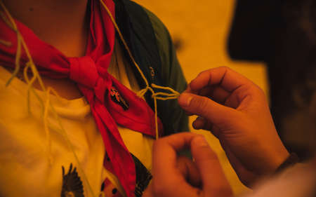 Friendship threadの写真素材