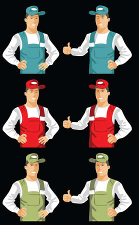 service manのイラスト素材