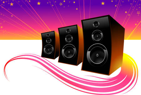 color of musicのイラスト素材