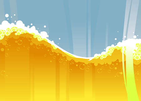 beer waveのイラスト素材