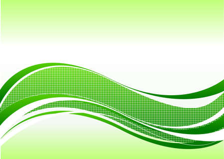 green pixels waveのイラスト素材