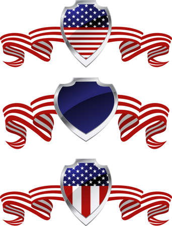 American protection symbolsのイラスト素材