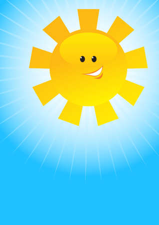 cartoon sunのイラスト素材