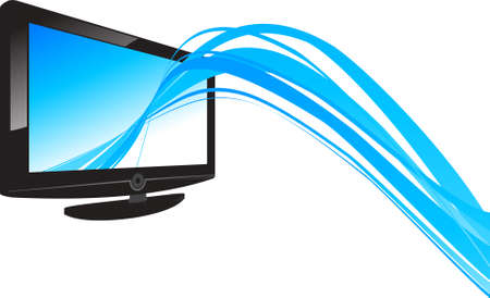 lcd and lineのイラスト素材