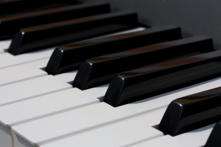 keys electronic piano close upの写真素材