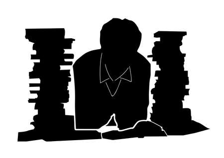 Book Reader icon isolated on whiteのイラスト素材