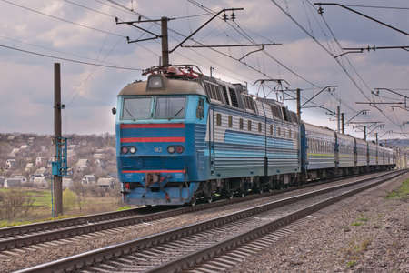 Russian trainの写真素材